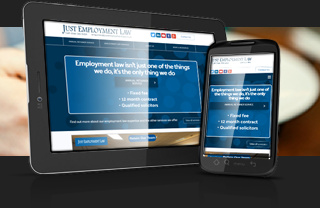 Employment Law Solicitors - Custom Website with Mobile